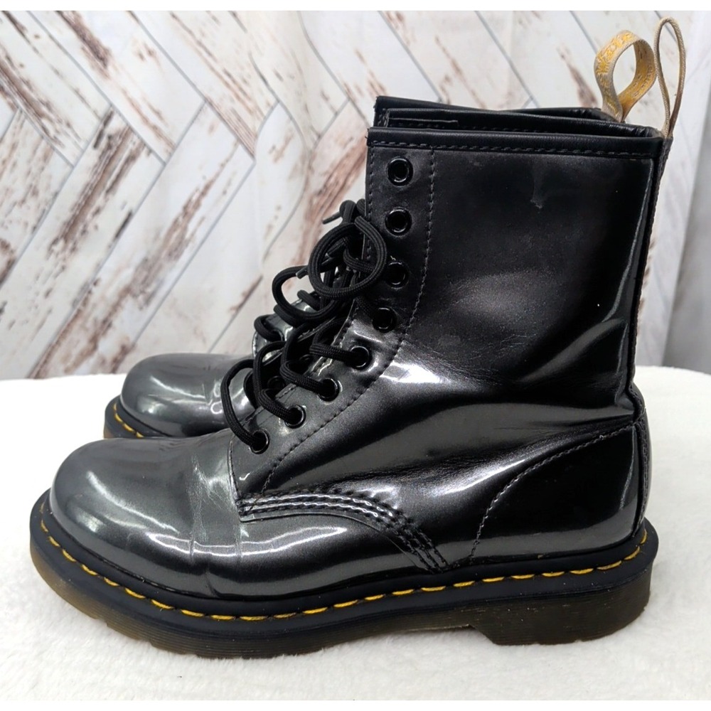 Dr Martens 1460 Veganâ Chrome Boots